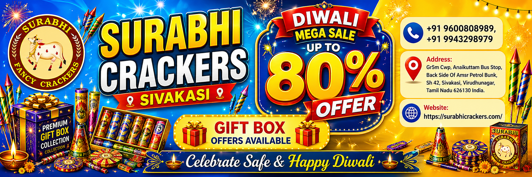 Welcome to Surabhi Crackers 